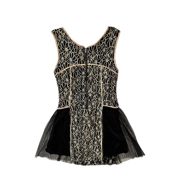 A'reve Black Embroidered Lace Dress - Picture 1 of 4
